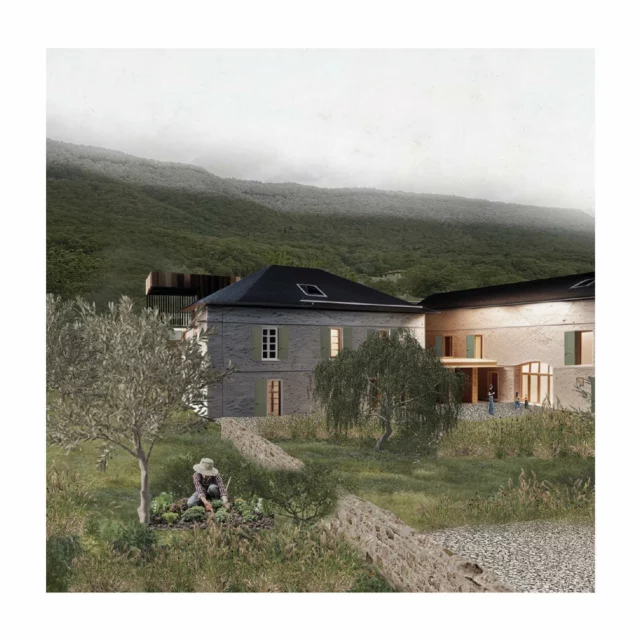 HABITAT PARTAGÉ ET GÎTE | LE TOUVET | 2023 - 2025

Réhabilitation d’une grange. 

#bricotarchitecturebureauatelier 
#habitatpartagé 
#gite 
#architecture